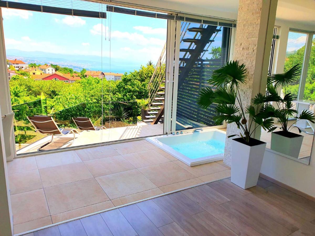 Penthouse Jacuzzi & Pool Apartmants Opatija Exteriör bild